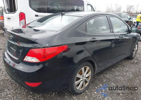 2012 Hyundai Accent Gls из США, поврежденный, VIN KMHCU4AEXCU209466